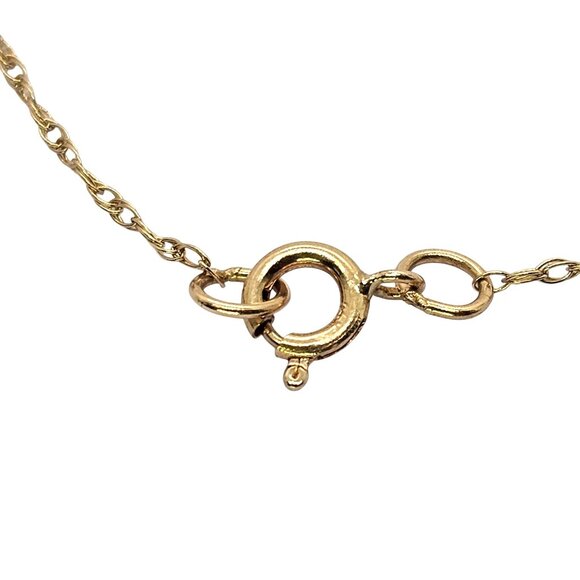 Mother & Child14K Gold Amethyst Heart Pendant Necklace 18" - Picture 10 of 16